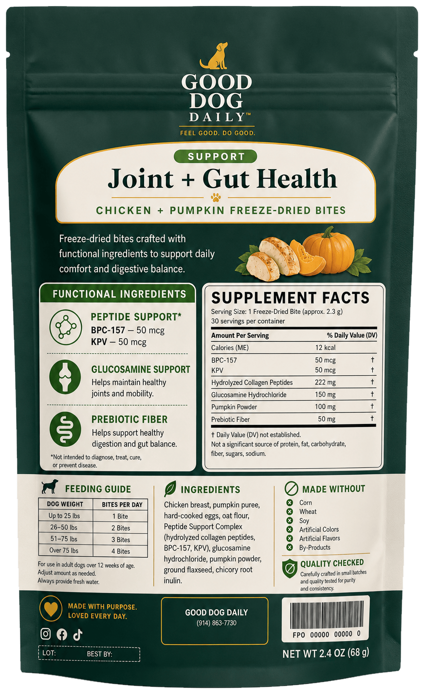 Joint + Gut Health back package